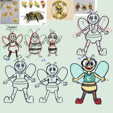 Bee Mascot Development